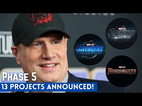 13 New Projects For Phase 5 & 6 | Two New Avengers Movies!