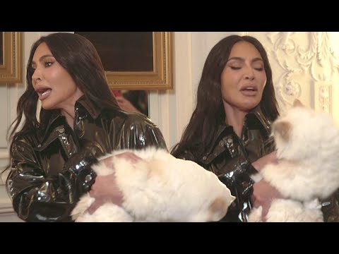 Kim Kardashian REACTS to Karl Lagerfeld's Cat’s HISS at Her