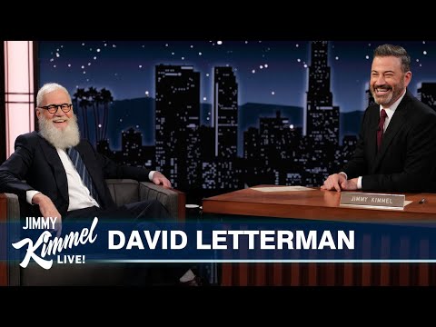 David Letterman on Jimmy Hosting the Oscars, Being in LA and Bono & The Edge Writing a Song for Him