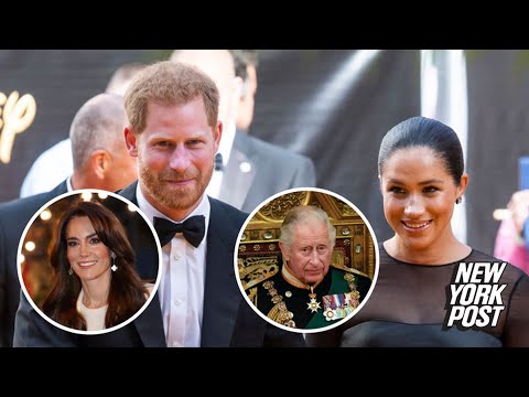 Prince Harry and Meghan send well wishes to King and Kate Middleton amid health scares