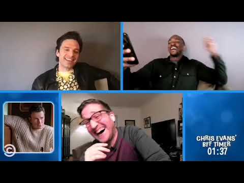 Will Chris Evans text Anthony Mackie and Sebastian Stan first?
