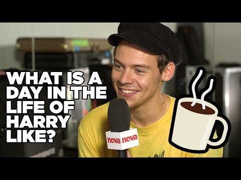 What is a day in the life of Harry Styles like?