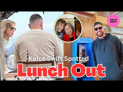 Taylor Swift & Travis Kelce SPOTTED having LUNCH after Travis stops by a Cleveland pizza