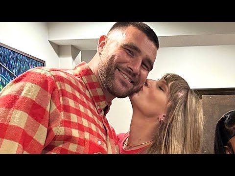 Taylor Swift Kisses Travis Kelce at Post-Game Gathering