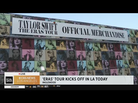 Opening day for Taylor Swift’s Era Tour at SoFi