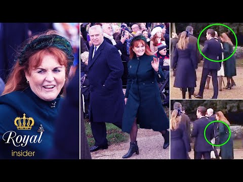 Fergie Can’t Hide Her Happiness as She Joins RF at Sandringham on Christmas Day @TheRoyalInsider