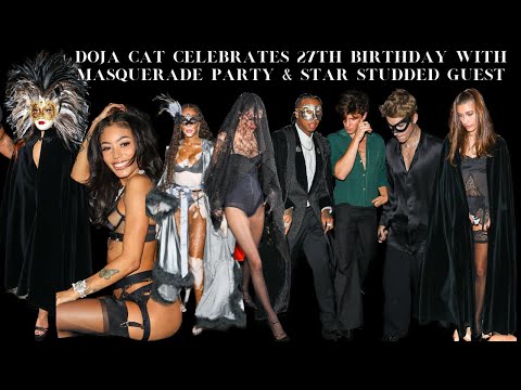 Doja Cat Celebrates 27th Birthday With Masquerade Party & Star Studded Guest!
