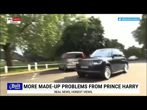 'Laughable': Video of paparazzi incident which put Prince Harry's life 'at risk'