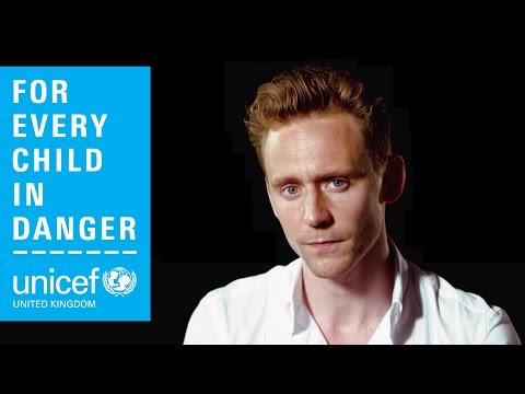 Tom Hiddleston, Unicef UK Ambassador,  reflects on supporting our work for children in danger