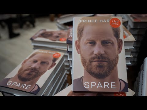 Anti-war artist covers Prince Harry’s memoir with blood