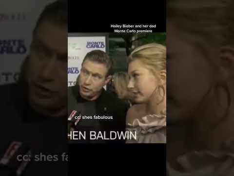 Hailey Bieber And Her Dad Monte Carlo Premiere #Haileybeiber #Montecarlo#Shorts