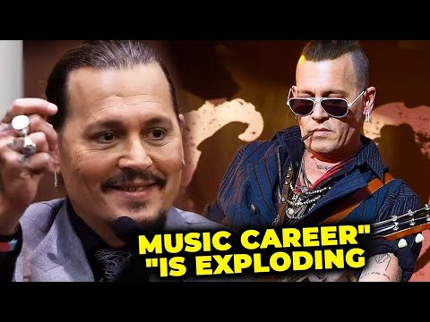 After Winning The Trial, Johnny Depp’s Music Career Is Exploding