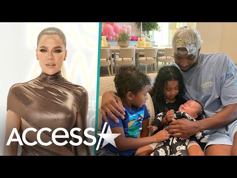 Khloé Kardashian Shares Photo Of Tristan Thompson w/ His Kids In Birthday Tribute