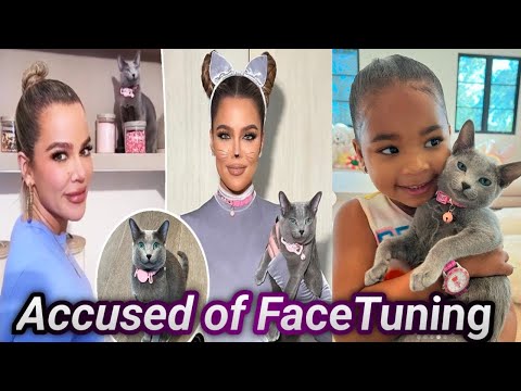 Khloé Kardashian accused of Face Tuning when She Took Photo of Her Cat ! Valentine’s Day Post