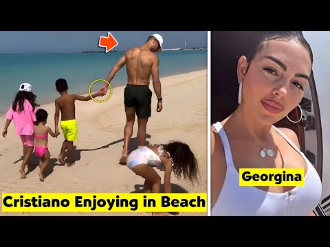 Cristiano Ronaldo Enjoying The Beach With His Kids 🔥😍 Cristiano Ronaldo in Heaven