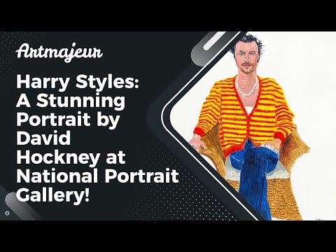 Harry Styles: A Stunning Portrait by David Hockney at National Portrait Gallery!