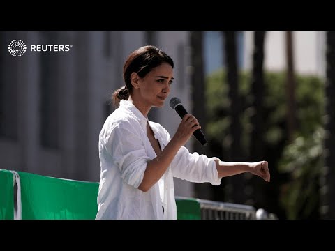Actress Nazanin Boniadi on protests in home country of Iran