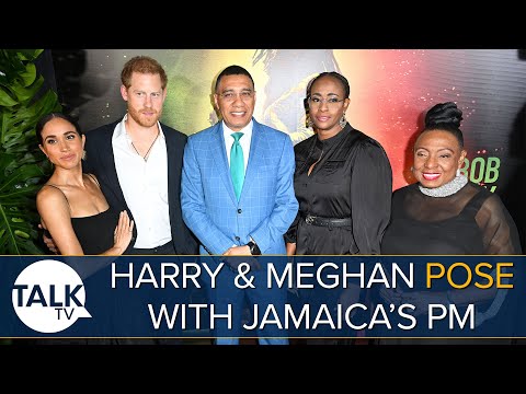 Prince Harry And Meghan Pose On Red Carpet With Jamaica’s Pro-Republic Prime Minister | Royal News