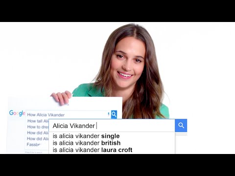 Alicia Vikander Answers the Web's Most Searched Questions | WIRED
