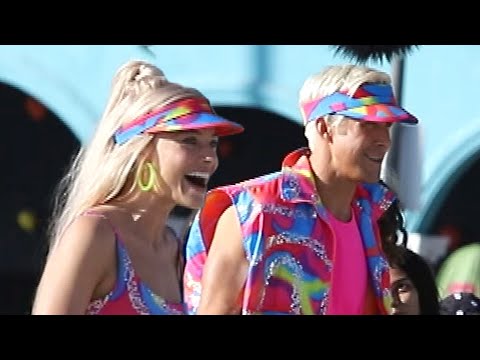 Margot Robbie Debuts BARBIE Voice and Goes Full '80s With Ryan Gosling!