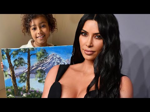 Kim Kardashian DEFENDS Daughter North West's Oil Painting