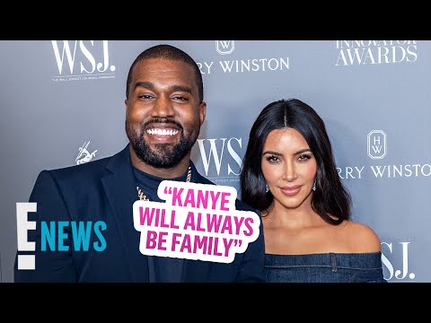 Kim Kardashian Supports Kanye West in Yeezy Family Pics | E! News