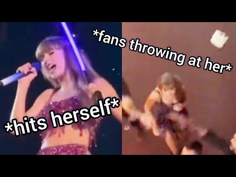 The Eras Tour ANNOYING Taylor Swift for 2 minutes straight - Hearprotek