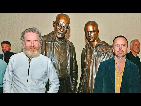 The Walter White & Jesse Pinkman Statues Unveiling in Albuquerque, NM w/Speech from Vince Gilligan