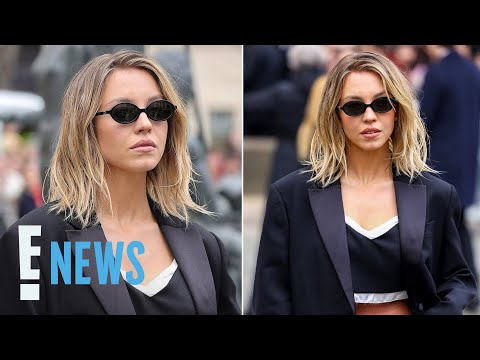 Sydney Sweeney DEBUTS New Haircut With Daring Underwear Look At Paris Fashion Week | E! News