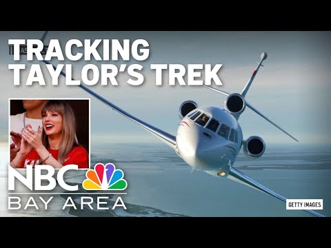 Tracking Taylor Swift's plane from Tokyo to the Super Bowl may break the internet