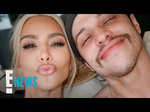 Kim Kardashian Cuddles With Shirtless Pete Davidson | E! News