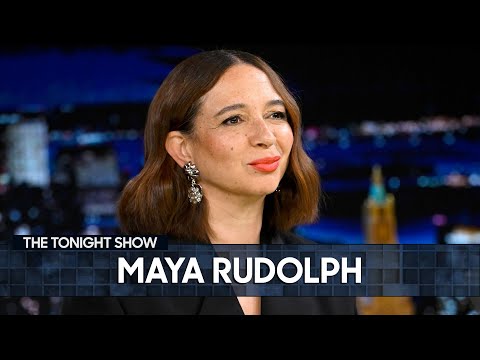 Maya Rudolph Spills on Her Dinner with VP Harris, Loot and Disenchanted (Extended) | Tonight Show