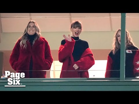 Taylor Swift cheers on boyfriend Travis Kelce at Chiefs vs. Bills game in Kansas City