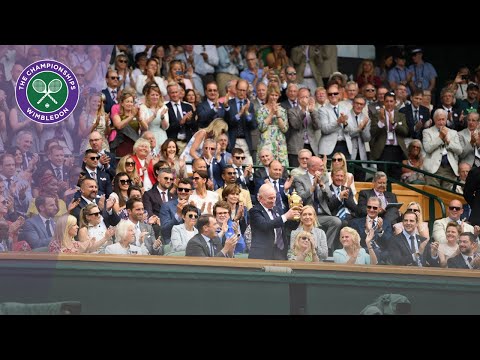 Sporting stars welcomed to the Royal Box at Wimbledon 2019