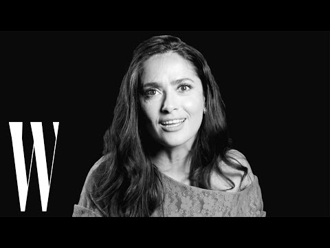 Salma Hayek's First Kiss Came with Hilarious Advice and Painful Burns | Screen Tests | W Magazine