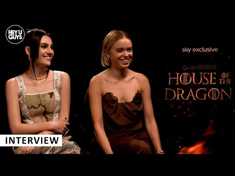 Milly Alcock & Emily Carey Interview - House of the Dragon Season 1