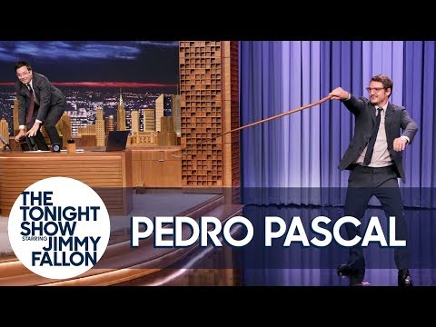 Pedro Pascal Shows Jimmy How to Crack a Whip
