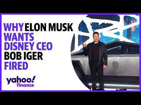 Elon Musk demands Disney CEO Bob Iger be 'fired immediately'