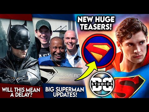 MAJOR REVEAL!! Superman SUIT LOGO & Filming Update, The Batman 2 DELAY + Batman Beyond?!