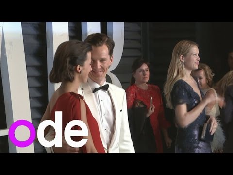 Benedict Cumberbatch and pregnant wife Sophie Hunter look adorable at Vanity Fair party