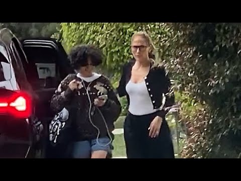 Jennifer Lopez Drops Off Emme At Jen Garner's House As She Preps For Big Move With Ben Affleck
