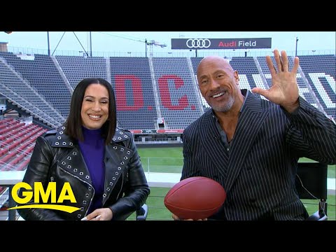 Dwayne Johnson and Dany Garcia talk new season of XFL football l GMA