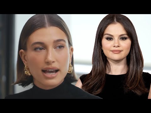 Hailey Bieber Reacts to Being 'Pitted Against' Selena Gomez