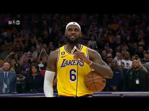 LeBron James' speech after breaking the NBA's all-time scoring record 👑 | NBA on ESPN