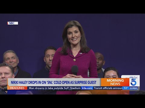 Nikki Haley makes surprise appearance in ‘SNL’ cold open