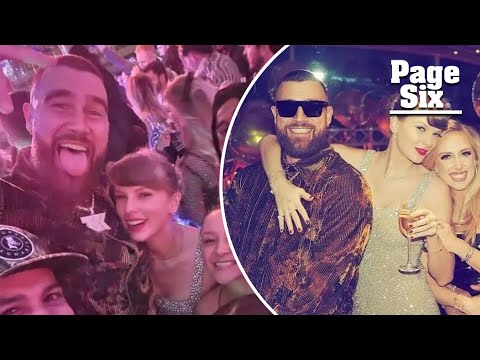 Fans cheekily notice Taylor Swift’s smudged red lipstick at NYE party, blame Travis Kelce