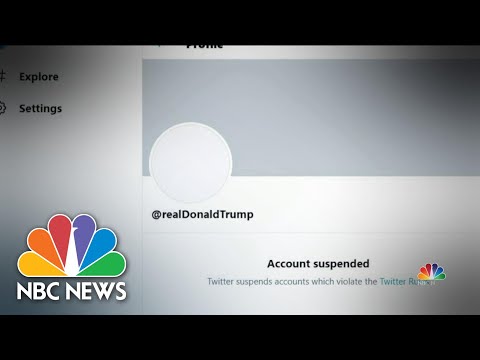 President Trump Permanently Banned From Twitter | NBC Nightly News