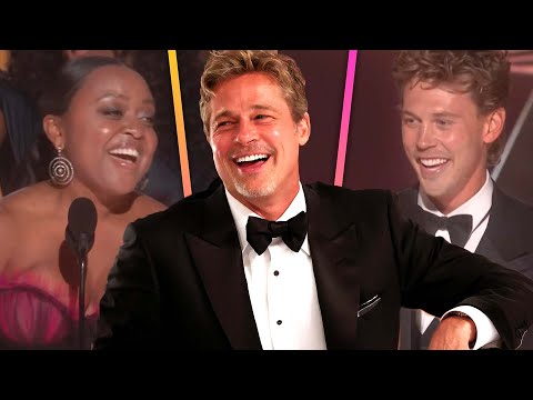 Brad Pitt Wins MOST POPULAR at 2023 Golden Globes