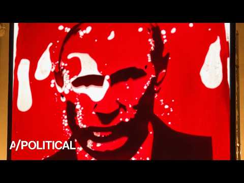 Andrei Molodkin | Putin Filled With Ukrainian Blood | Installation Shot