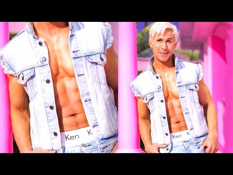 Ryan Gosling FLAUNTS Abs as Ken in Barbie Movie